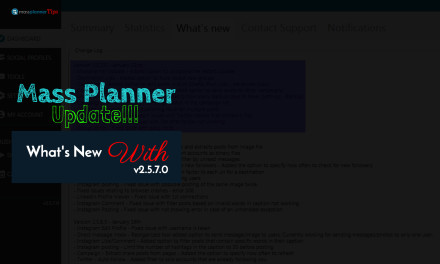Mass Planner Update v2.5.7.0