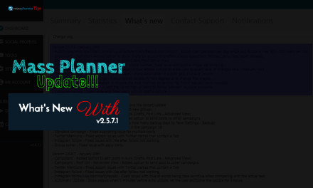 Mass Planner Update v2.5.7.1
