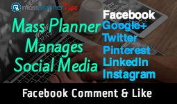 Mass Planner | Facebook Comment And Like Module