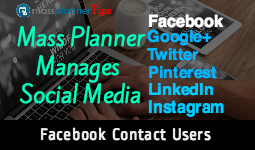 Mass Planner | Facebook Contact Member Module