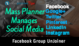 Mass Planner | Facebook Group UnJoiner Module