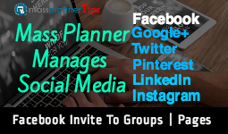 Mass Planner | Facebook Invite Groups Pages