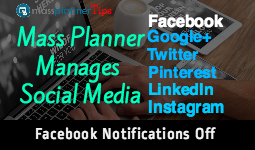 Mass Planner | Facebook Notifications Off Module