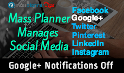 Mass Planner | Google+ Notifications Off Module