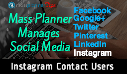 Mass Planner | Instagram Contact Module