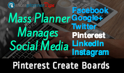 Mass Planner | Pinterest Create Boards Module