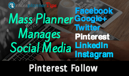 Mass Planner | Pinterest Follow Module