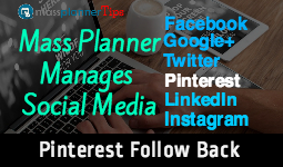 Mass Planner | Pinterest Follow Back Module