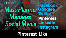 Mass Planner | Pinterest Like Module