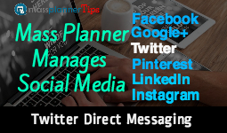 Mass Planner | Twitter Direct Message Module
