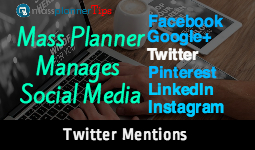 Mass Planner | Twitter Mention Module