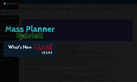 Mass Planner Update v2.5.9.3