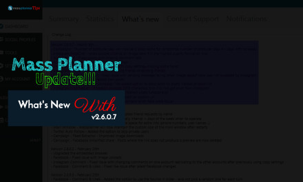 Mass Planner Update v2.6.0.7