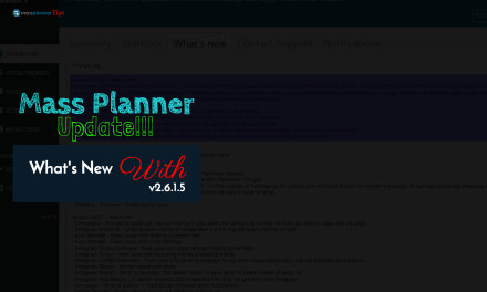 Mass Planner Update v2.6.1.5
