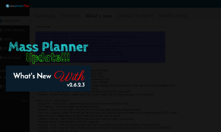 Mass Planner Update v2.6.2.3