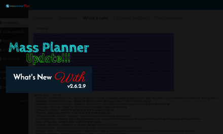 Mass Planner Update v2.6.2.9