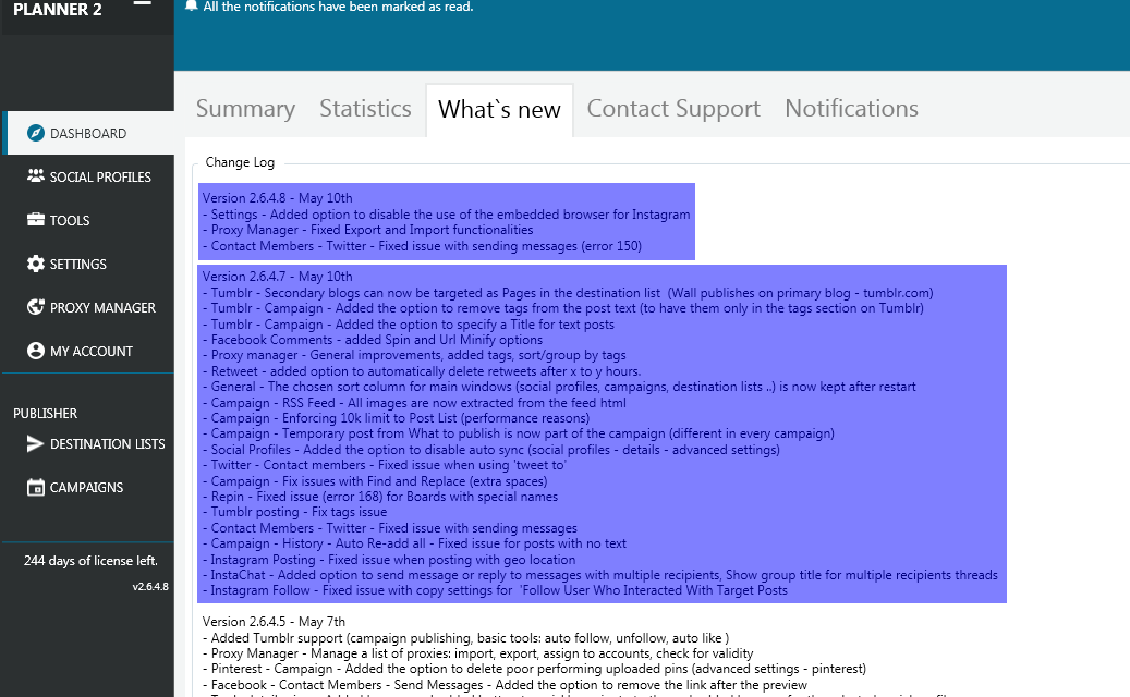 Mass Planner Update v2.6.4.7/8