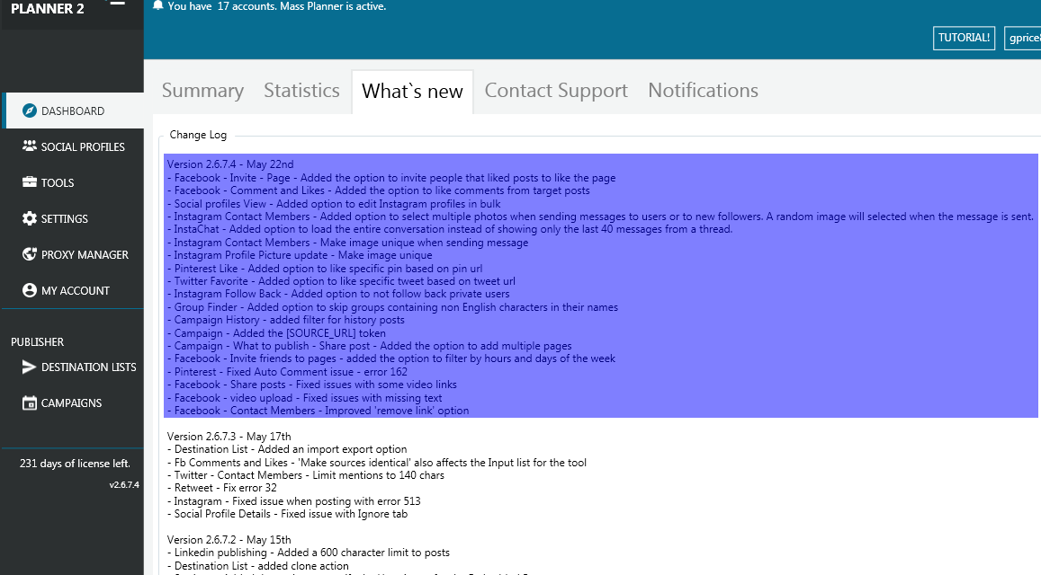 Mass Planner Update v2.6.7.4