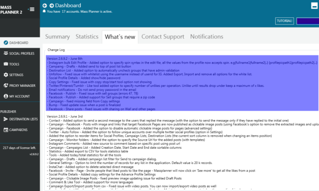Mass Planner Update v2.6.9.2