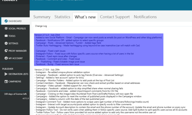 Mass Planner Update v2.7.1.3