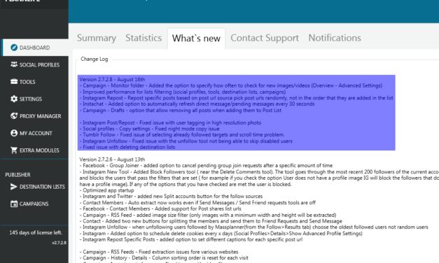 Mass Planner Update v2.7.2.8