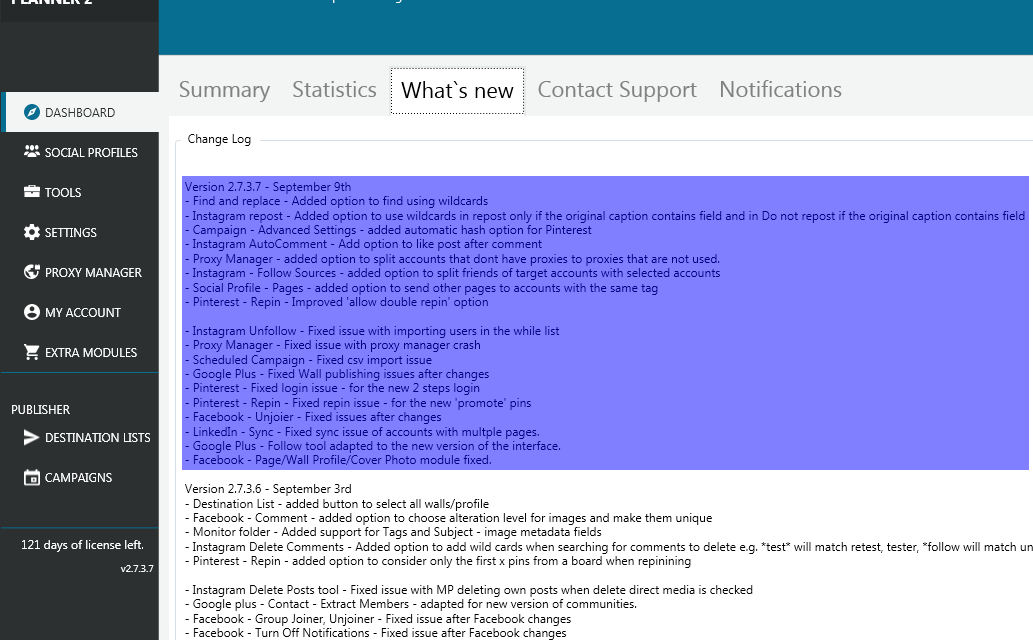 Mass Planner Update v2.7.3.7
