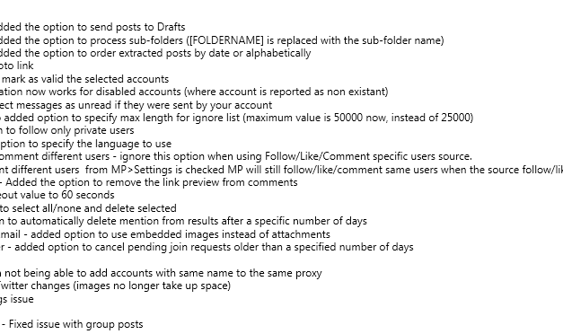 Mass Planner Update v2.7.4.5