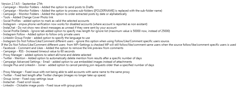Mass Planner Update v2.7.4.5