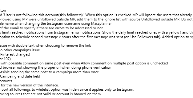 Mass Planner Update v2.7.4.8