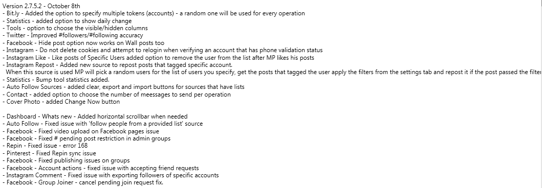 Mass Planner Update v2.7.5.2