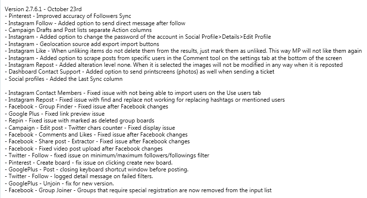 Mass Planner Update v2.7.6.1