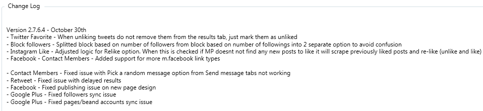 Mass Planner Update v2.7.6.4